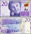 Sweden 20 Kronor  2015 Nd  P-69a  Unc X 10 Pcs