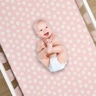 Lambs   Ivy Daisy Dreams Breathable 100  Cotton Baby Fitted Crib toddler Sheet