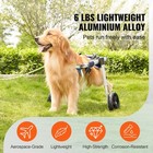 2 Wheels Pet Wheelchair For Back Legs Dog Wheelchair cart Adjustable l 