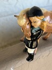 Hagen Renaker Girl With Pony - Nice Nice Collectible 