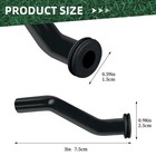 Shiosheng 5pcs Vacuum Hoses 596163 593998  797408 3 Inch  3 Inches  Black 