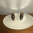 Set Of 2 Vintage Chinese Cloisonne Flower Enamel Thimbles Brass   Enamel