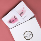 100 Thank You For Supporting My Small Business Cards  Elegant And Professional D