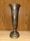 Antique 800 Silver Bud Vase Persian Middle Eastern Repousse Hand Chased 142g