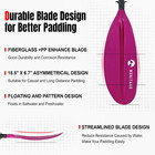 Kayak Paddles With Fiberglass Shaft And Reinforced Pp Blade  Floating Adjustable