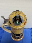 Vintage Corzelius West German Stein - 11    -graf Zeppelin Yellow Hot Air Balloon
