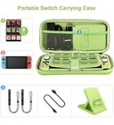 New  Younik Switch Accessories Bundle  17 In 1 Green Switch Accessories Kit