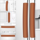 Refrigerator Door Handle Covers  6pcs  Leather Kitchen Appliance Handle Cover   