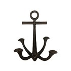 Xl Boat Anchor Large Metal Sailboat Cast Iron Nautical Living Room Home Decor