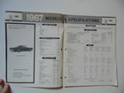 Factory 1967 Ford Autolite Advanced Specifications Manual-mustang falcon cougar