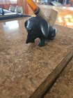 Vintage Datsun Dog Pipe Stand With Corn Cobb Pipe