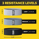 Fabric Resistance Bands For Legs- Workout Bands Resistance Bands For Men   Women