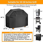 58  Heavy Duty Gas Grill Cover Waterproof Fits Weber Char-broil Coleman Gas G   