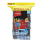 Hanes Men s Cotton Blend Boxer Underwear Moisture-wicking  Sizes S-2xl  10-pack