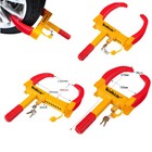 Wheel Clamp Heavy Duty Steel Car Van Safety Lock For Caravan Trailer Motorbike