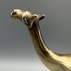 Vintage Mcm Brass Hump Camel Status Sculpture Figurine Mid-century Modern 7 
