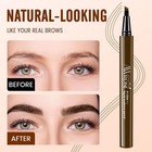 Awrose Eyebrow Pencil  2 Pack 3d Microblading 4-tip Eyebrow Pen  Magic Precis   