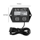 Inductive Tachometer Gauge Engine Rpm Meter Engine Tach Hour Meter Digital    