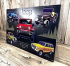 Jeep Diecut Jk Wrangler 18   Metal Tin Sign Vintage Man Cave Garage Cj New