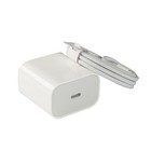 2x For Iphone 17 16e 15 14 13 12 11 Pd 20w Usb C Fast Charger Block Type C Cable