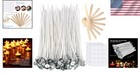 Complete Candle Making Kit  100 Cotton Wicks   Centering Tools