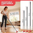 New Heavy Duty Floor Scraper Adjustable 30 -58  Long Handle 4 blade Extra Blades