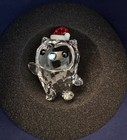 Swarovski Crystal Figurine 2017 Christmas Happy Holidays Santa Hoot 5286202 Mib