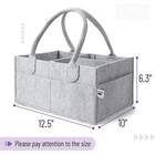 Mr  Pen- Baby Diaper Caddy Organizer  Gray  Medium   Nursery Storage Bin And    