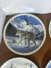 Wolf  Eagle Collector Plates Set Of 7  Bradford Exchange Masters Of The Land And