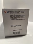 Bd 930400 Chloraprep Clear 3ml Applicators Expiration Date 06 2027 25pc box