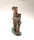 Vintage 1930s Barclay Manoil Lead Wwi Army Toy  17 Shell Loader Metal Us Soldier