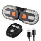Bicycle Bike Led Indicator Tail Turn Signal Light Wireless Remote Taillight Usb