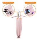 Double Glasses Case Portable Eyeglass Case Sunglasses Pouch   2 Glasses Cloth