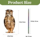 Owl To Keep Birds Away  3 Pack Bird Scare Owl Fake Owl  Reflective Hanging Bird