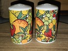 Vintage Mcm Holt Howard Fruit Salt And Papper Shakers Retro