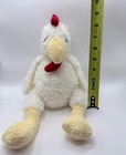 Russ Berrie Cock-a-doodle White Rooster Chicken Plush Stuffed Animal 3127