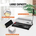 Uimoso Comb Binding Machine With 21 Holes And 100 Binding Spines