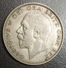 1936 Great Britain Half Crown Silver Coin Xf King George V Km 835