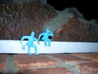 Marx Union Caisson Riders 54mm Toy Soldiers Acw Playset Vintage 1961