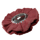 10  Red Renegade Sanding Buff Buffing Wheel Disc 320-400 Grit Aluminium Metal