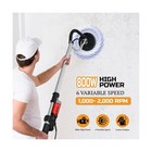 Zeny 800w Electric Drywall Sander Adjustable Variable Speed W  6 Sand Pads