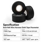 Wire Harness Automotive Cloth Tape  Adhesive High Noise Resistance Heat Proof
