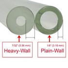  heavy-wall   5 15 Mm  Boiler Sight Gauge Glass 5 8  Od  8-1 4  14  W  2 Gaskets