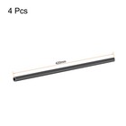 4 X Carbon Fiber Round Tube 4mm X 2mm X 420mm For Rc Airplane Quadcopter