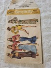 Vintage Simplicity 70s Sewing Pattern 9412 Hippie Wear Sz 10 Bust 32 5 Complete 