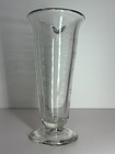 Early 1900 s Antique Medical Etched Glasco Apothecary Glass Beaker 2oz 60cc
