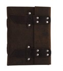 Vintage Leather Bound Journal Antique Notebook  Diary  Sketchbook