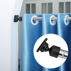 Newtay 2 Sets Angled Shower Rod Mount For Sloped Walls Angled Wall Bracket For 2