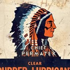 Indian Head Chief Permatex Rubber Lubricant Metal Can 1 Gal  Auto Engine Vtg
