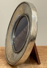 Peltro 95 Round Pewter Picture Frame 5 75    3 25   Made In Italy For Exposures